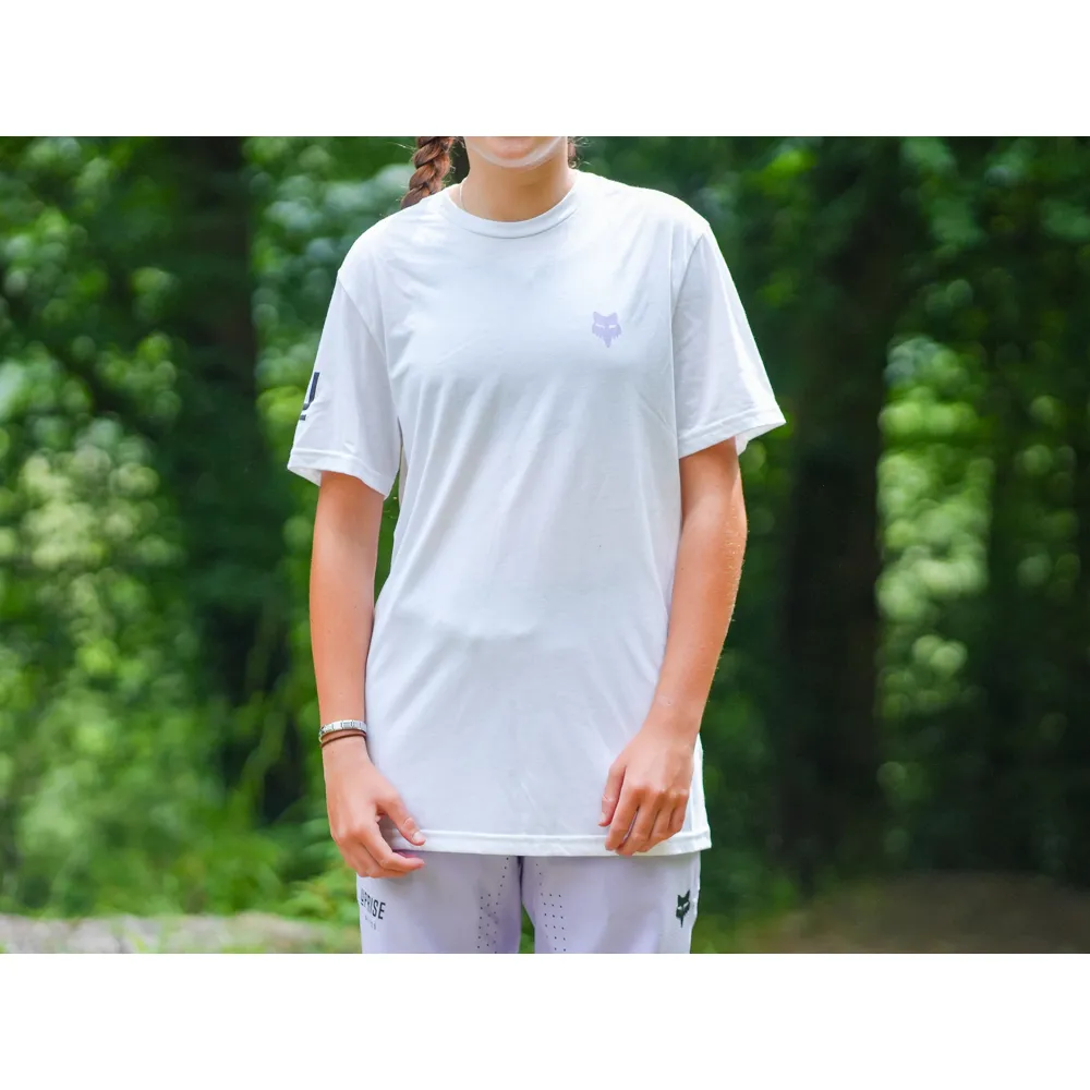 uPRISE Bikes Fox Clothing Fox Frequency Uprise Short Sleeve Tech Tee - Optic White | Price match, 365 day return s, 18-Month Warranty, Finance Available & Free UK Delivery