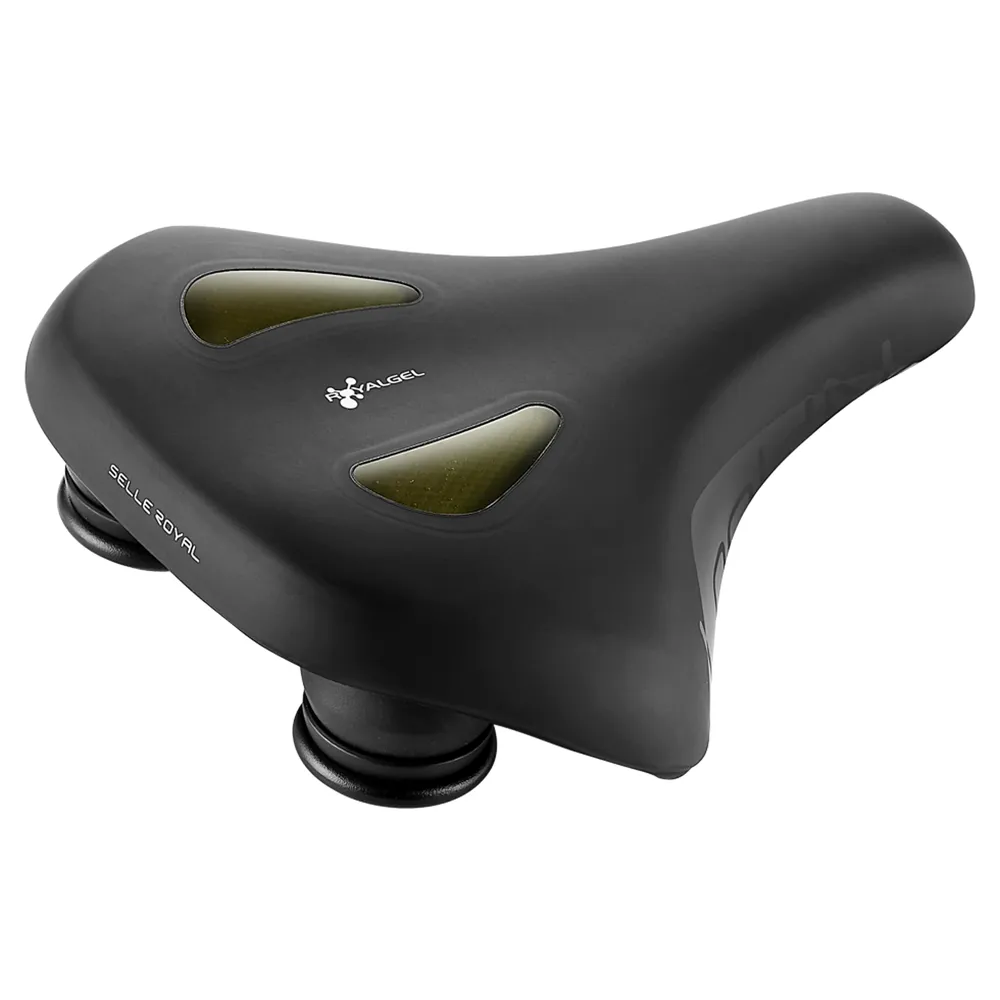 uPRISE Bikes Momentum Selle Royal Lookin 3D Relaxed Unisex Saddle - Black | Price match, 365 day return s, 18-Month Warranty, Finance Available & Free UK Delivery