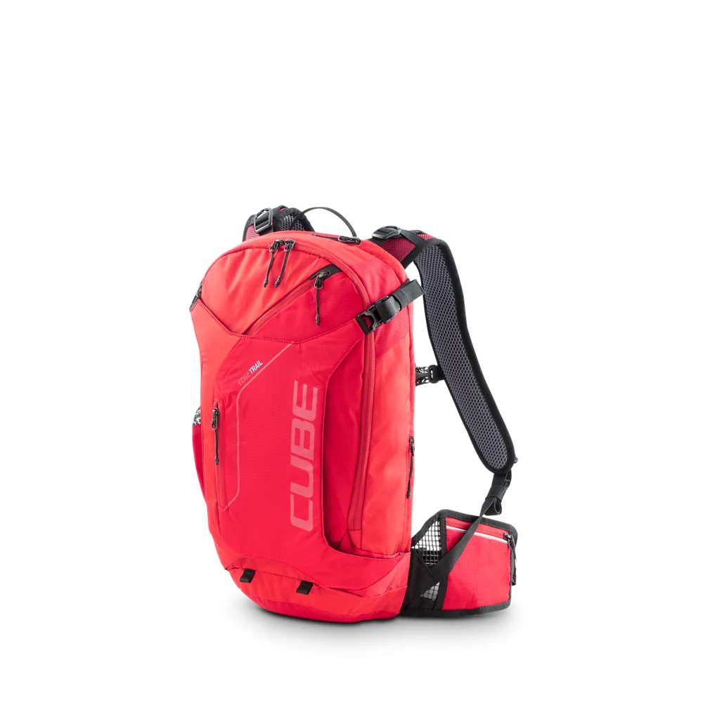 uPRISE Bikes Cube Edge Trail Backpack - 16L -Red | Price match, 365 day return s, 18-Month Warranty, Finance Available & Free UK Delivery