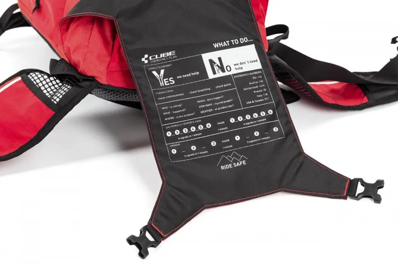 Cube Edge Trail Backpack - 16L -Red-1