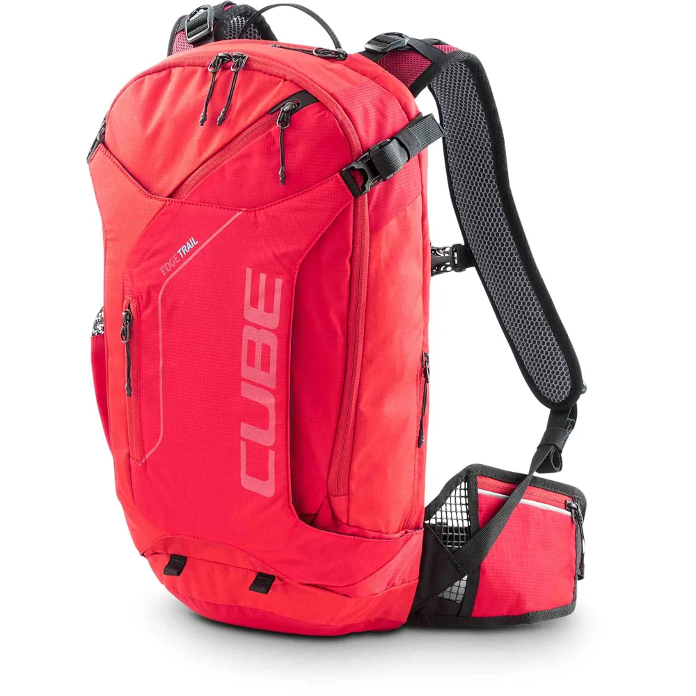 uPRISE Bikes Cube Edge Trail Backpack - 16 Litre - Red | Price match, 365 day returns, 18-Month Warranty, Finance Available & Free UK Delivery