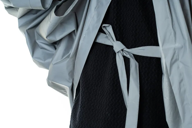 Cube Gravel ATX Utility Poncho - Safety Silver/Grey-3