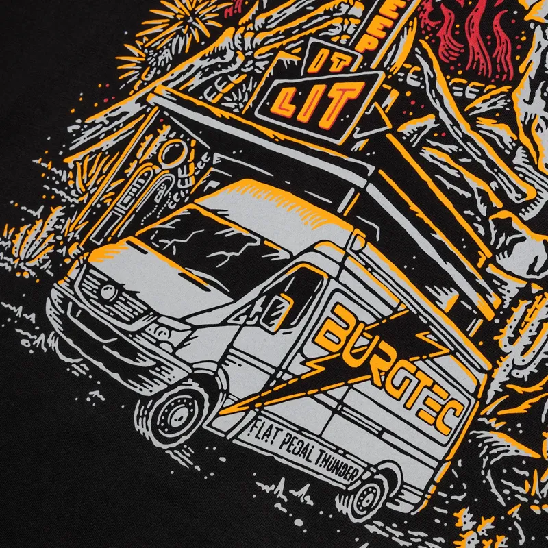 Burgtec Keep It Lit T-shirt - Black-4