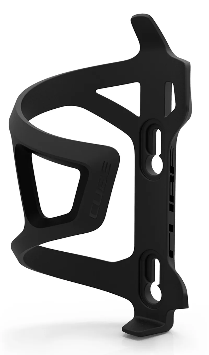 Cube HPP-Sidecage Bottle Cage - Black/Black