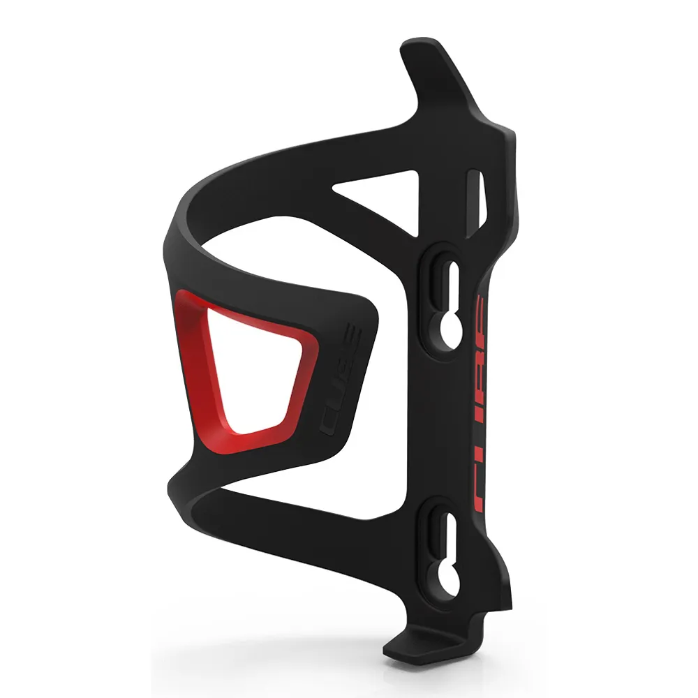 uPRISE Bikes Cube HPP-Sidecage Bottle Cage - Black/Red | Price match, 365 day return s, 18-Month Warranty, Finance Available & Free UK Delivery