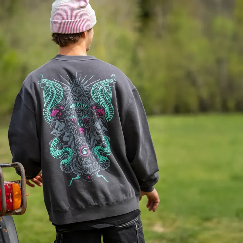 Burgtec Desert Queen Faded Sweater - Black-7