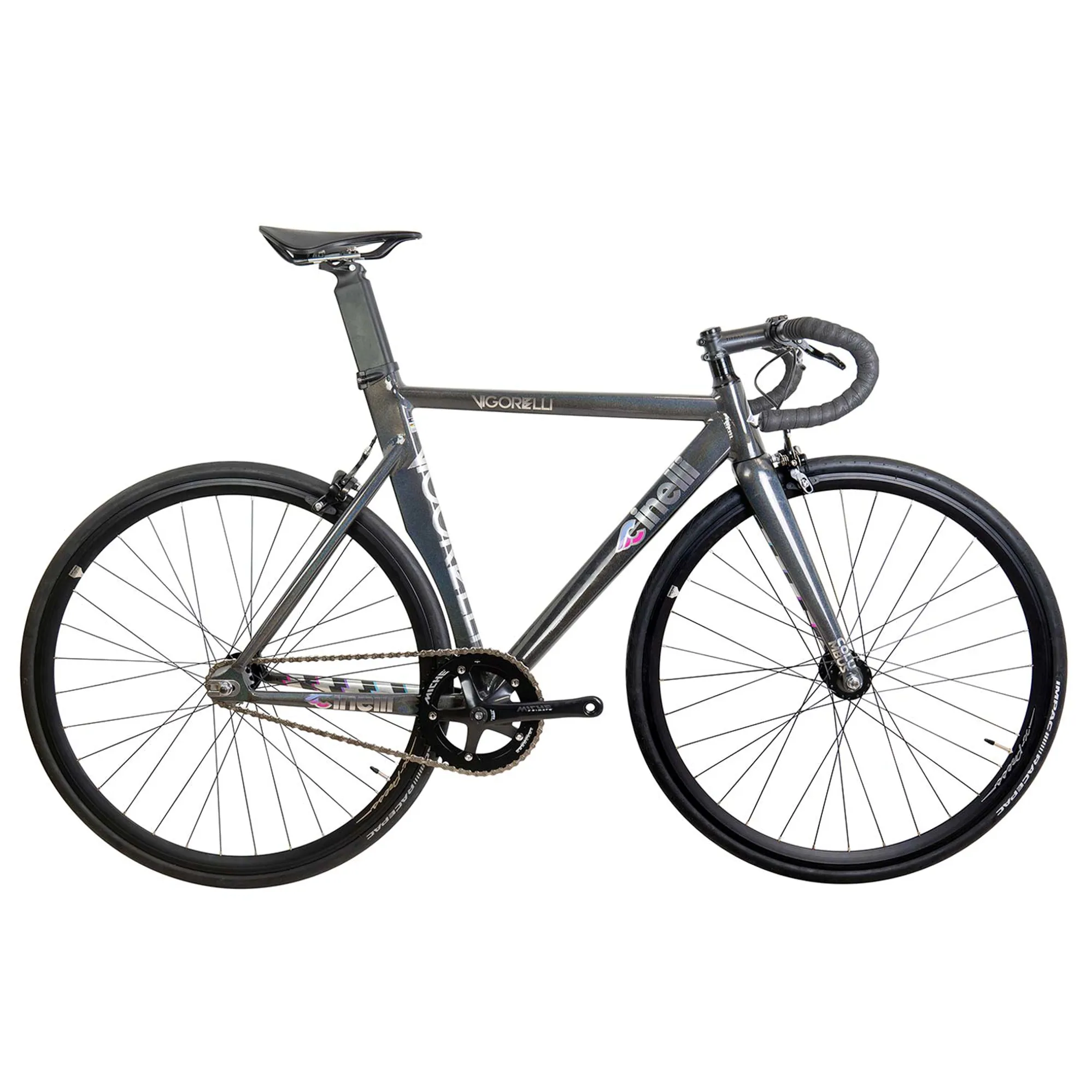 Cinelli Vigorelli Rainbow 2025 Single Speed Track Bike Dark Grey