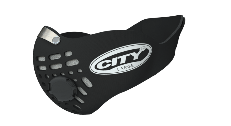 Respro City Anti-Pollution Mask - Black-1