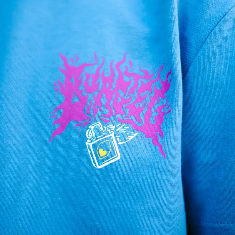 Burgtec Youth Keep It Lit T-shirt - Blue-7
