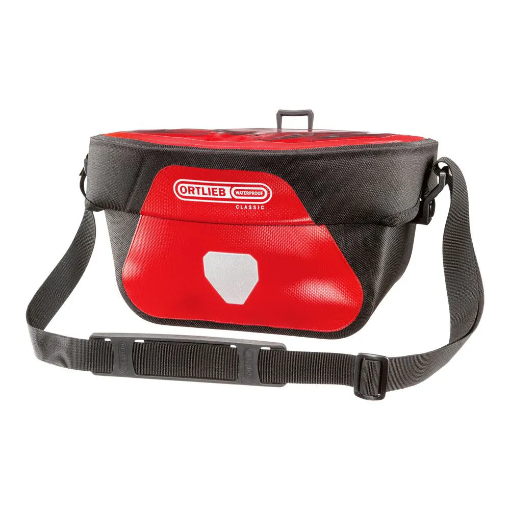 uPRISE Bikes Ortlieb Ultimate Six Classic Handlebar Bag - 5 Litre - Red | Price match, 365 day return s, 18-Month Warranty, Finance Available & Free UK Delivery