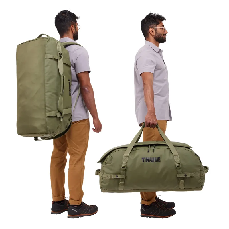 Thule Chasm Duffel Bag - 90 Litre - Olivine Green-5