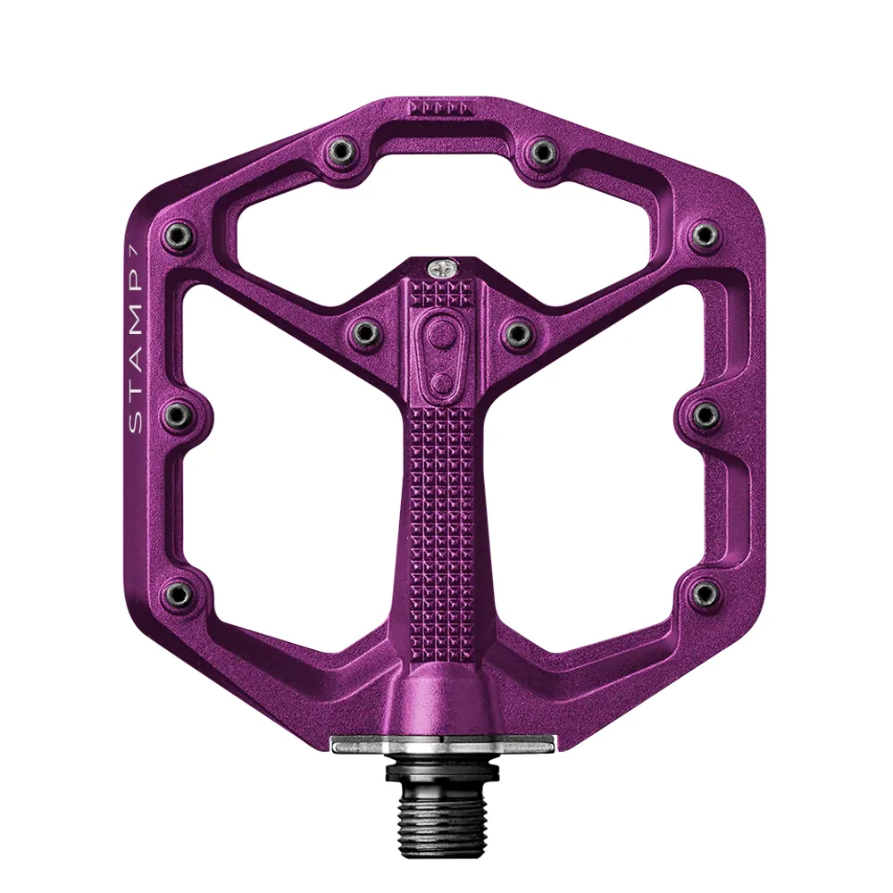 uPRISE Bikes Crank Brothers Stamp 7 Flat MTB Pedals - Purple | Price match, 365 day return s, 18-Month Warranty, Finance Available & Free UK Delivery