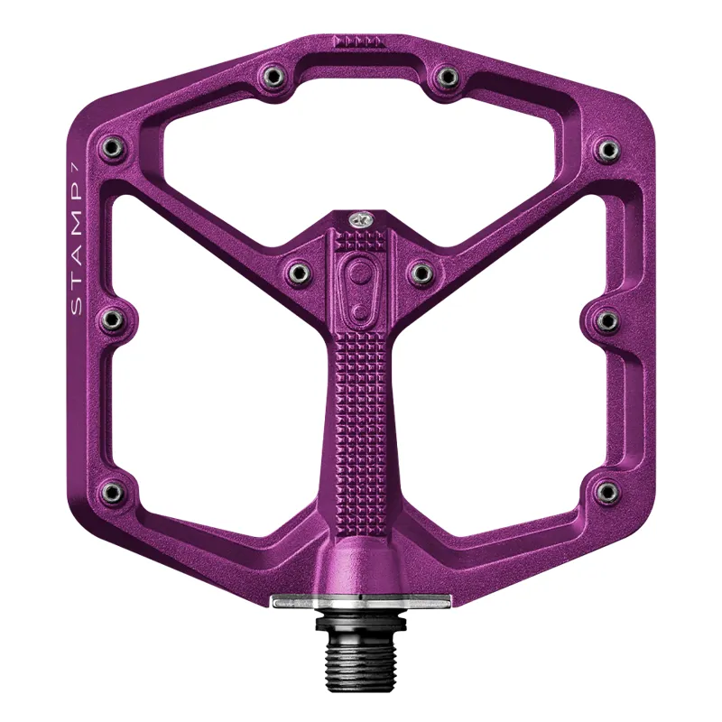 Crank Brothers Stamp 7 Flat MTB Pedals - Purple-1