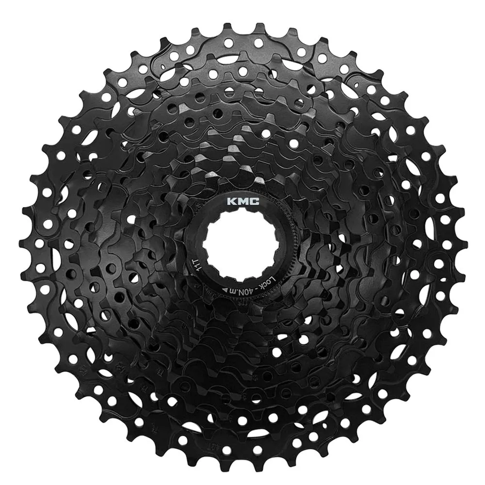 uPRISE Bikes Kmc KMC React X11 11 Speed Cassette - Black | Price match, 365 day returns, 18-Month Warranty, Finance Available & Free UK Delivery