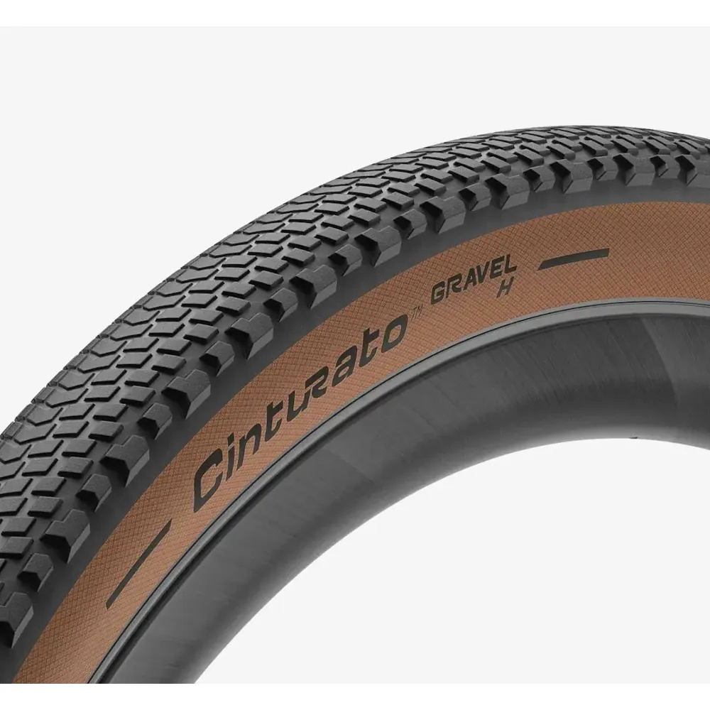 uPRISE Bikes Pirelli Cinturato Gravel H Classic 700c Gravel Tyre - Black/Tan | Price match, 365 day return s, 18-Month Warranty, Finance Available & Free UK Delivery