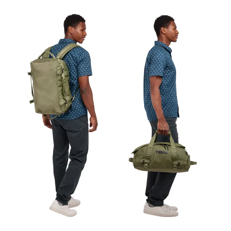 Thule Chasm Recycled Duffel Bag - 30 Litre - Olivine Green-3