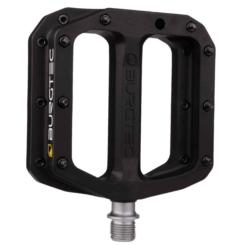 uPRISE Bikes Burgtec MK4 Composite Flat MTB Pedals - Burgtec Black | Price match, 365 day return s, 18-Month Warranty, Finance Available & Free UK Delivery