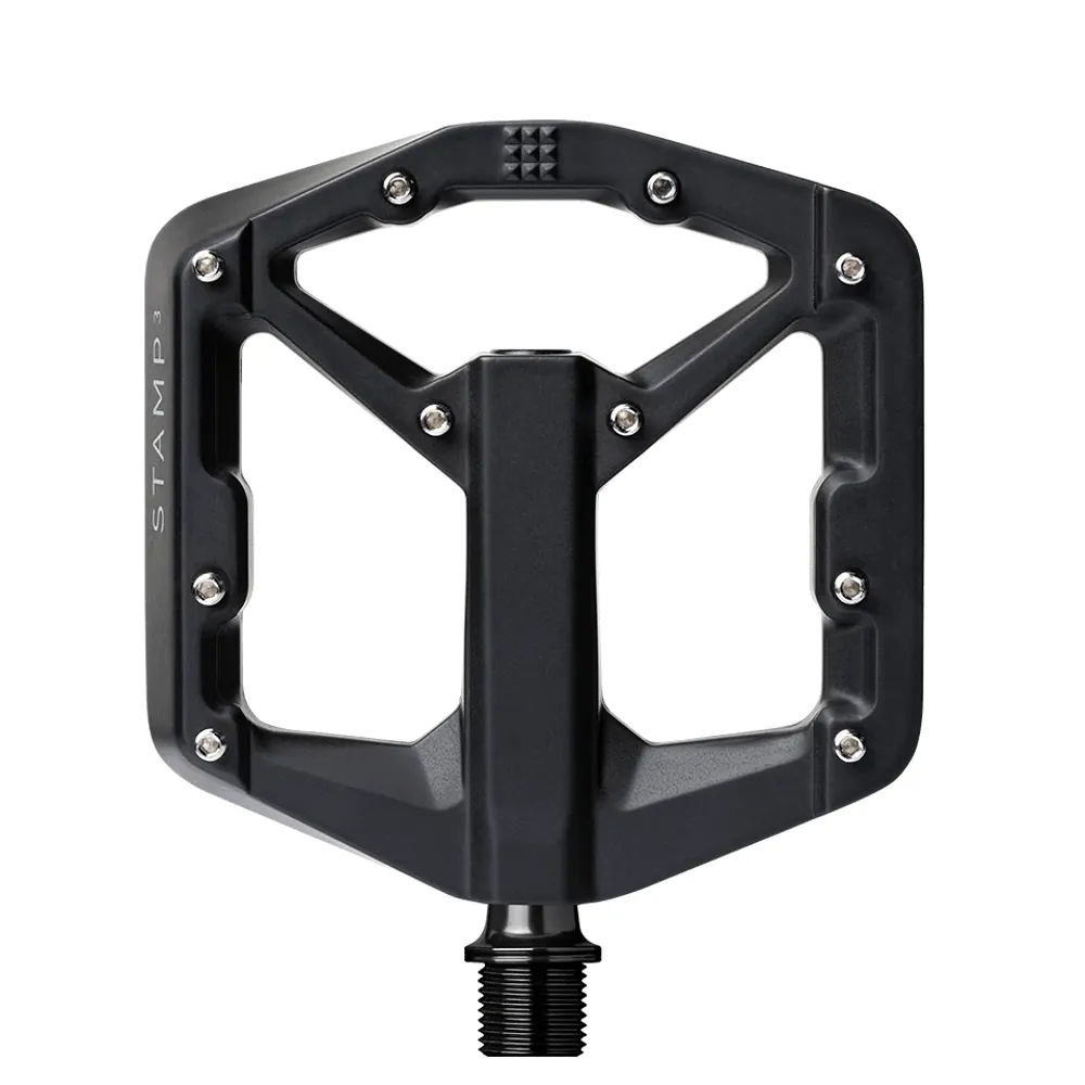 uPRISE Bikes Crank Brothers Stamp 3 MTB Flat Pedals - Black | Price match, 365 day return s, 18-Month Warranty, Finance Available & Free UK Delivery