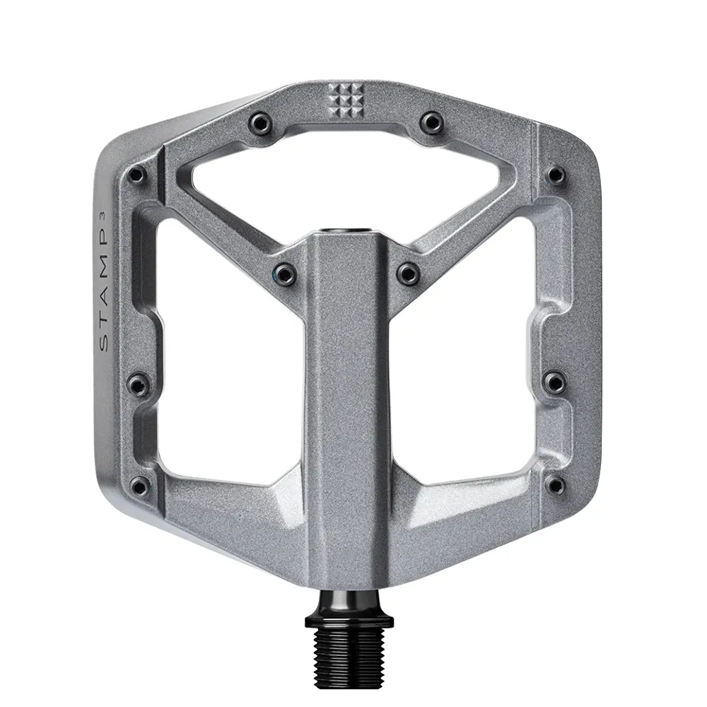 uPRISE Bikes Crank Brothers Stamp 3 MTB Flat Pedals - Grey | Price match, 365 day return s, 18-Month Warranty, Finance Available & Free UK Delivery