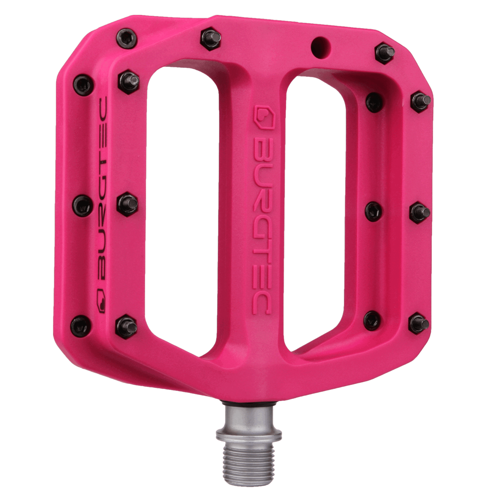 uPRISE Bikes Burgtec MK4 Composite Flat MTB Pedals - Purple Rain | Price match, 365 day return s, 18-Month Warranty, Finance Available & Free UK Delivery