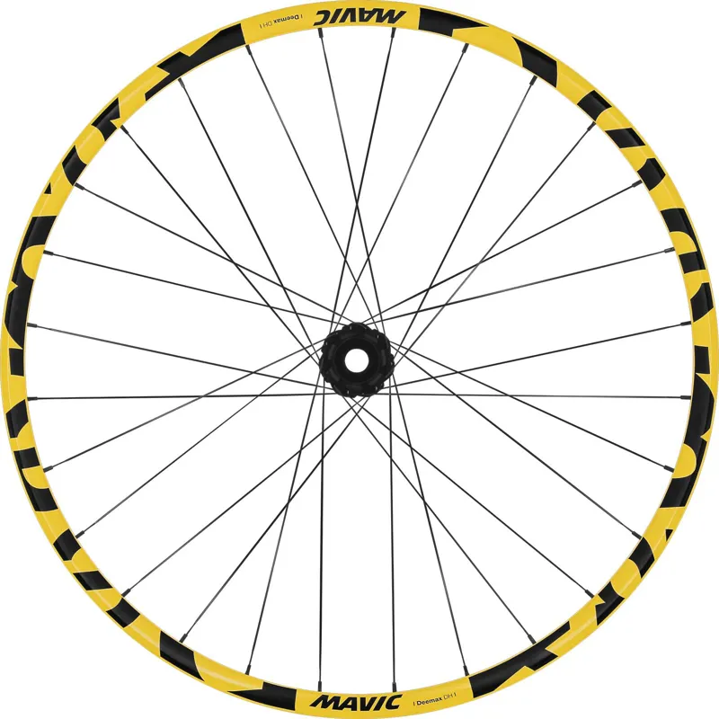 Mavic Deemax DH Yellow 29 6 Bolt Boost MTB Wheelset - Pair-2
