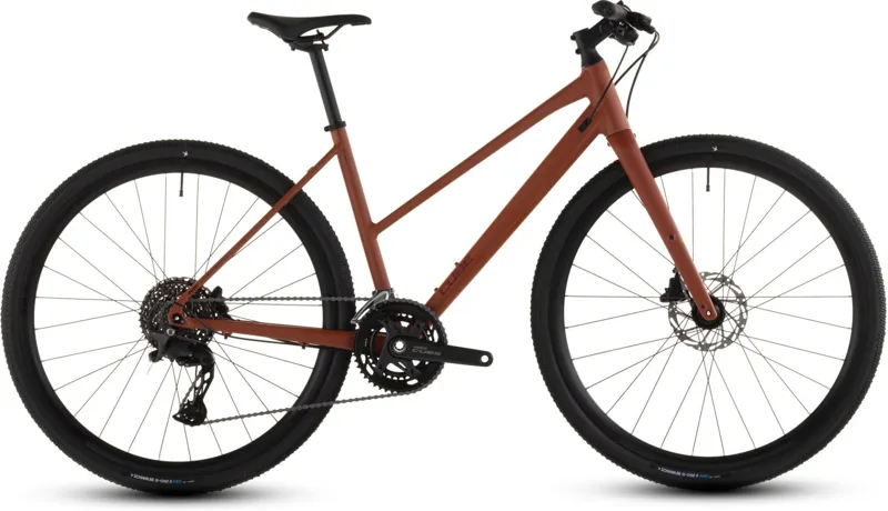 Cube Nulane Race Trapeze 2026 Hybrid Bike - Amber/Black