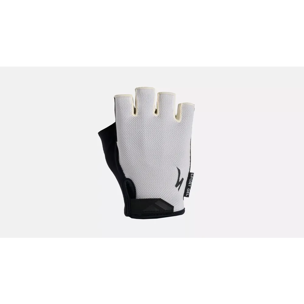 uPRISE Bikes Specialized Body Geometry Sport Womens Short Finger Gloves - Birch White | Price match, 365 day return s, 18-Month Warranty, Finance Available & Free UK Delivery