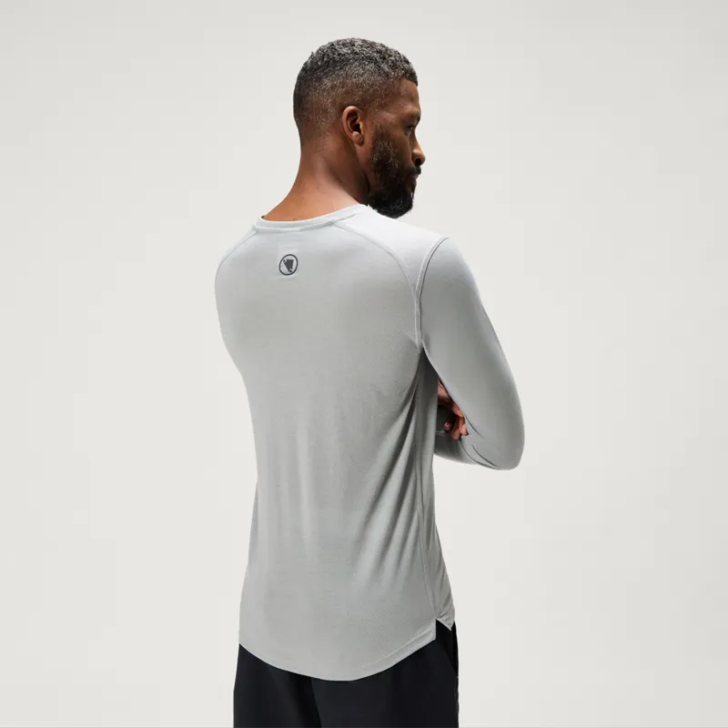 Endura Loop Men's Long Sleeve Tech Tee - Dreich Grey-6