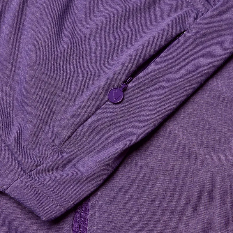 Endura Loop Women's Zipped Short Sleeve Jersey - Heather-4