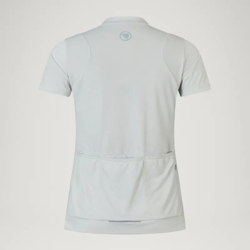 Endura Loop Women's Zipped Short Sleeve Jersey - Mains Grey-1