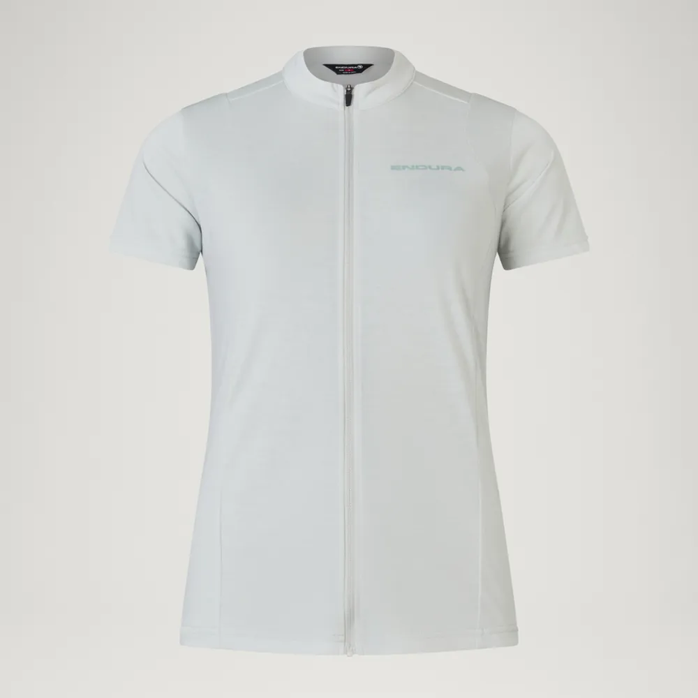 uPRISE Bikes Endura Loop Women's Zipped Short Sleeve Jersey - Mains Grey | Price match, 365 day return s, 18-Month Warranty, Finance Available & Free UK Delivery