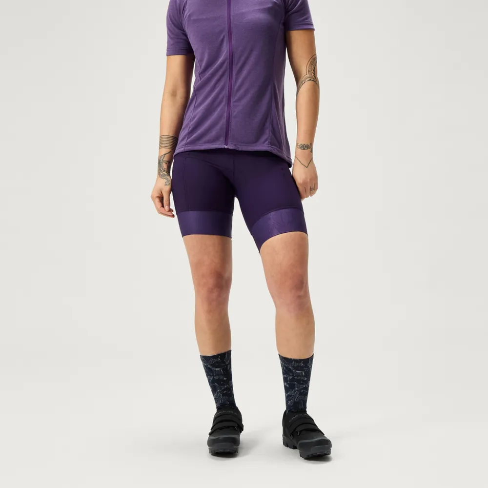 uPRISE Bikes Endura Loop Waist Women's Lycra Shorts - Bramble | Price match, 365 day return s, 18-Month Warranty, Finance Available & Free UK Delivery