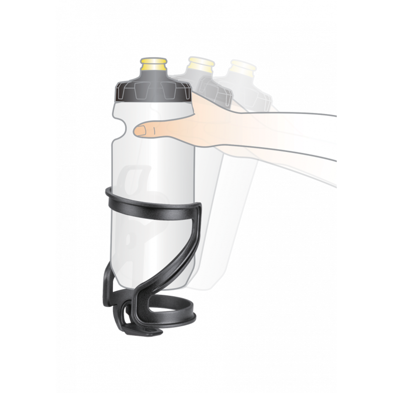 Topeak Ninja Master+ SK+ Water Bottle Cage - Black - Left Or Right-2