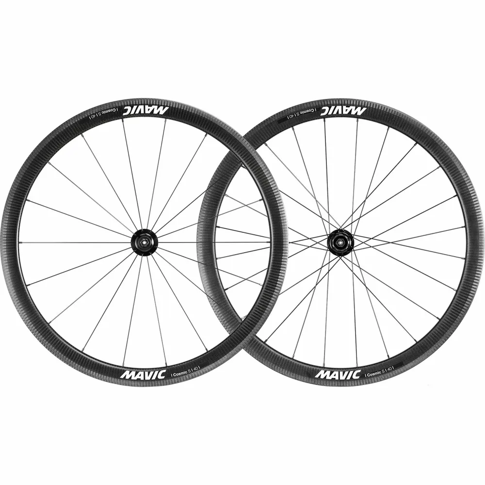 uPRISE Bikes Mavic Cosmic S 40 Rim Brake Carbon Road Wheelset - Pair | Price match, 365 day return s, 18-Month Warranty, Finance Available & Free UK Delivery