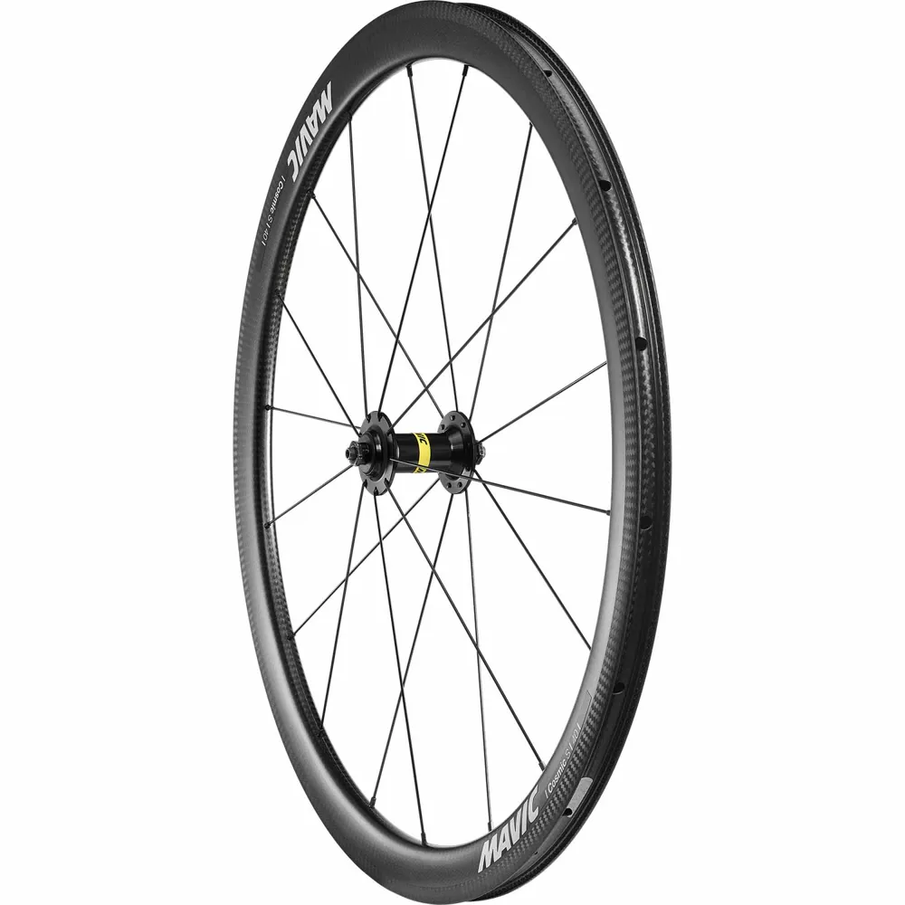 uPRISE Bikes Mavic Cosmic S 40 Rim Brake Carbon Front Road Wheel | Price match, 365 day return s, 18-Month Warranty, Finance Available & Free UK Delivery