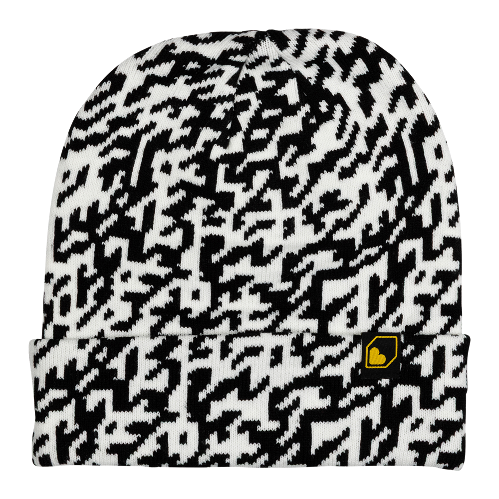 uPRISE Bikes Burgtec Zaggo Beanie - Black/White | Price match, 365 day returns, 18-Month Warranty, Finance Available & Free UK Delivery