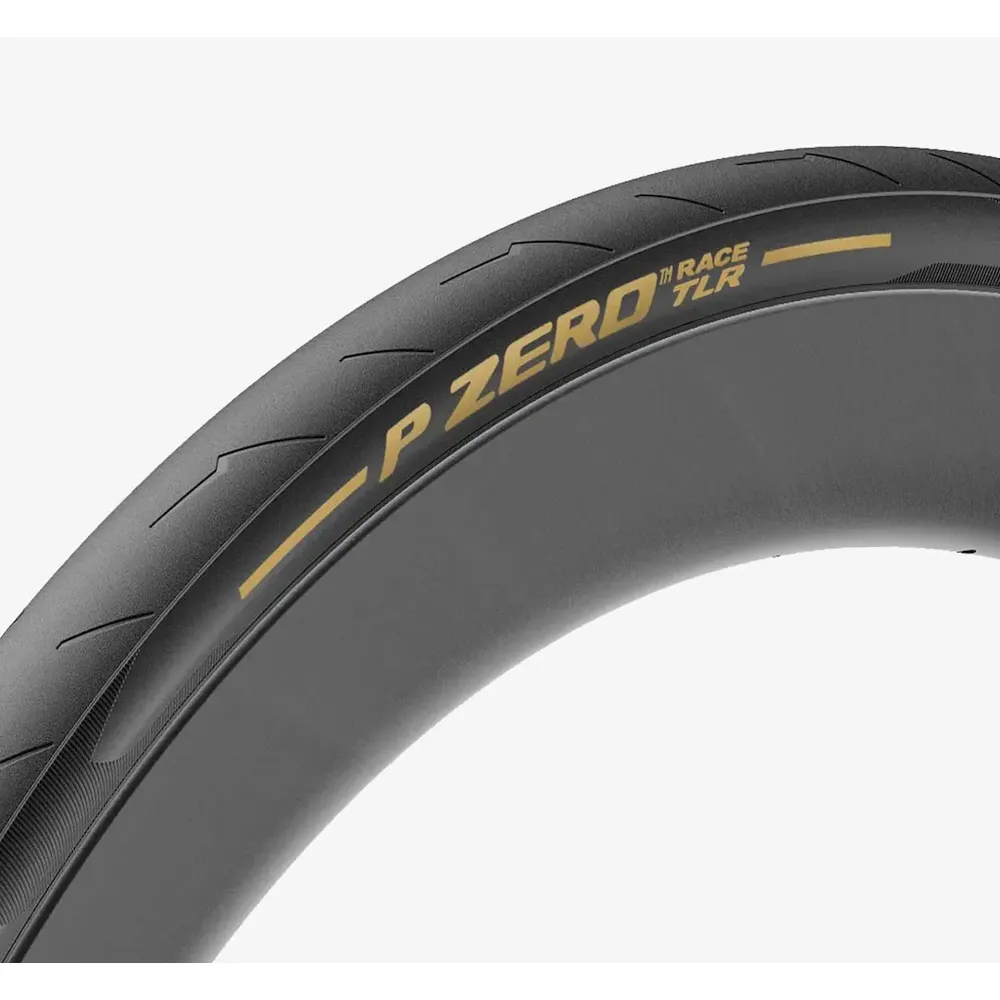 uPRISE Bikes Pirelli P Zero Race TLR 700c Road Tyre - Black/Gold | Price match, 365 day return s, 18-Month Warranty, Finance Available & Free UK Delivery