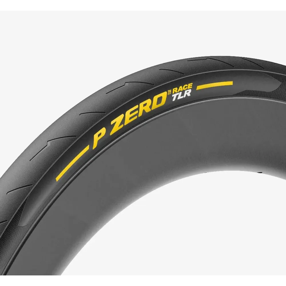 uPRISE Bikes Pirelli P Zero Race TLR 700c Road Tyre - Black/Yellow | Price match, 365 day return s, 18-Month Warranty, Finance Available & Free UK Delivery