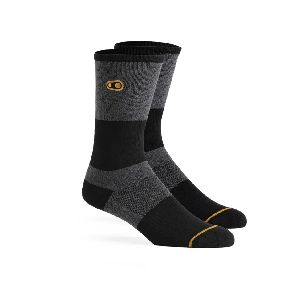 uPRISE Bikes Crank Brothers Icon Casual Socks - Grey | Price match, 365 day return s, 18-Month Warranty, Finance Available & Free UK Delivery