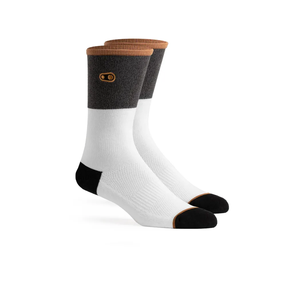 uPRISE Bikes Crank Brothers Icon Casual Socks - White | Price match, 365 day return s, 18-Month Warranty, Finance Available & Free UK Delivery