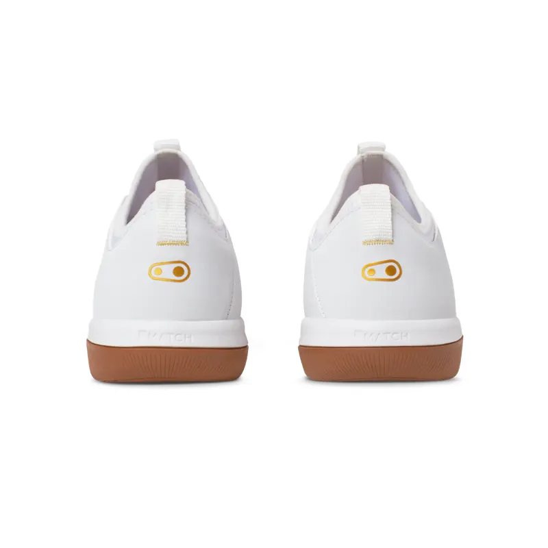 Crank Brothers Stamp Street MTB Flat Shoes - White/Gold-11