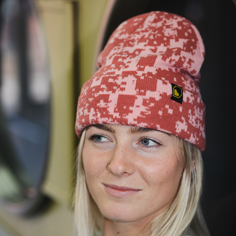 Burgtec Rizz Beanie - Cranberry-5