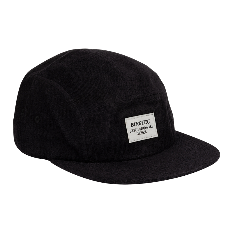 Burgtec Arcade Five Panel Cap - Black