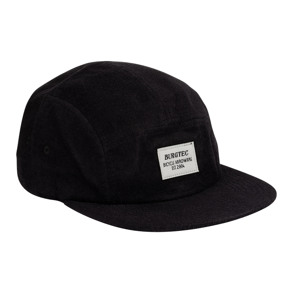 uPRISE Bikes Burgtec Arcade Five Panel Cap - Black | Price match, 365 day returns, 18-Month Warranty, Finance Available & Free UK Delivery