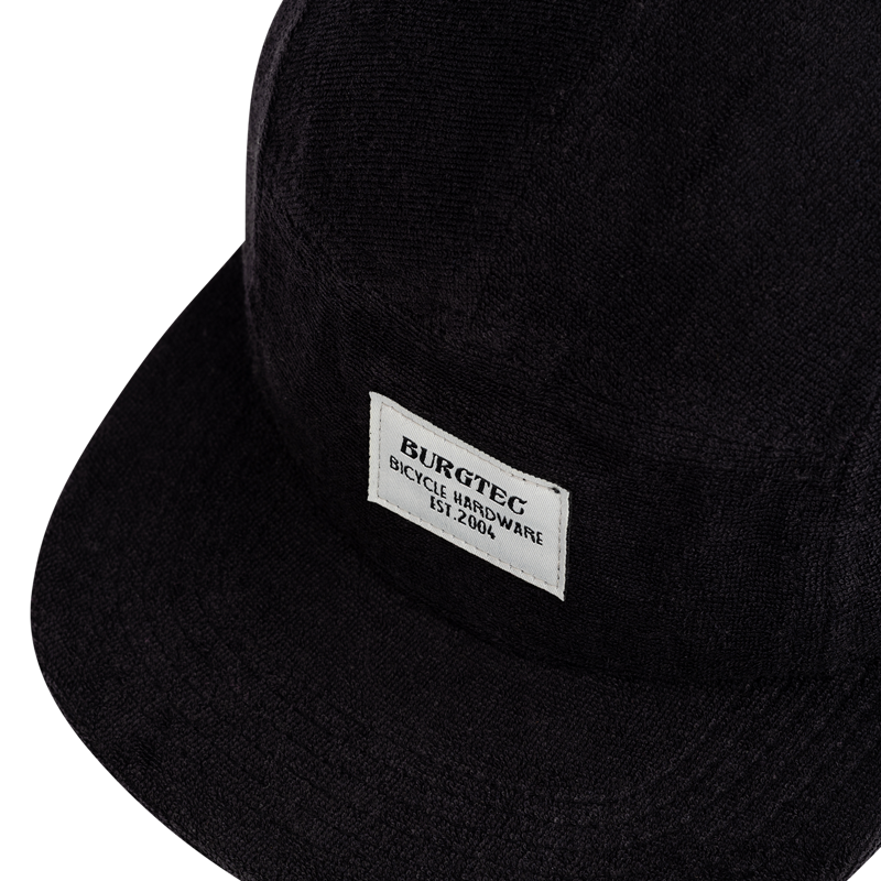 Burgtec Arcade Five Panel Cap - Black-2