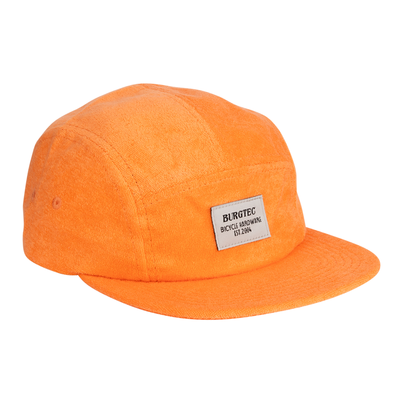 Burgtec Arcade Five Panel Cap - Sherbet Orange