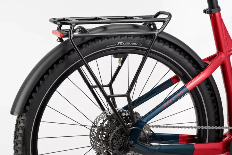 Haibike Trekking 7 Crossbar 2026 Electric Hybrid Bike - Fruity Red-2