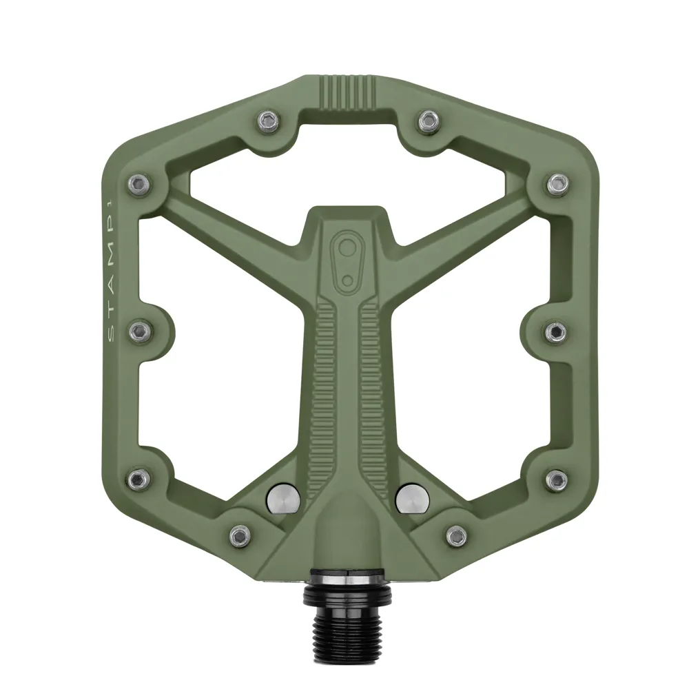 uPRISE Bikes Crank Brothers Stamp 1 Gen 2 MTB Flat Pedals - Green | Price match, 365 day return s, 18-Month Warranty, Finance Available & Free UK Delivery