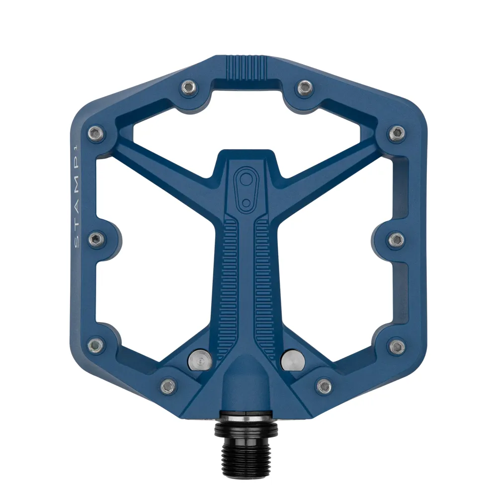 uPRISE Bikes Crank Brothers Stamp 1 Gen 2 MTB Flat Pedals - Navy | Price match, 365 day return s, 18-Month Warranty, Finance Available & Free UK Delivery