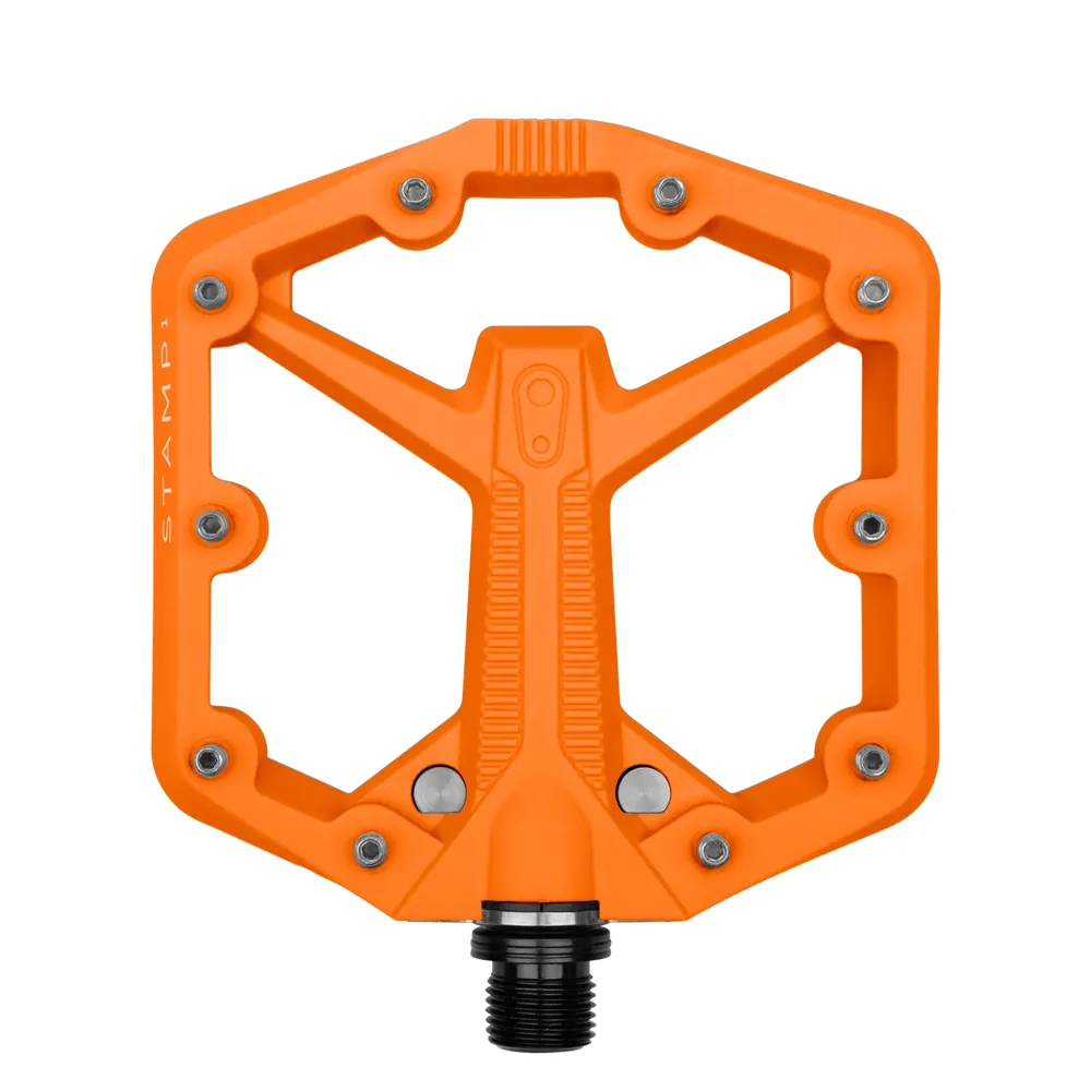 uPRISE Bikes Crank Brothers Stamp 1 Gen 2 MTB Flat Pedals - Orange | Price match, 365 day return s, 18-Month Warranty, Finance Available & Free UK Delivery